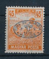 Debrecen I. 1919 Magyar Posta 45f, Bodor vizsgálójellel (6.000)