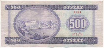 1980. 500Ft "E 343 077174" T:F szép papír 
Adamo F42