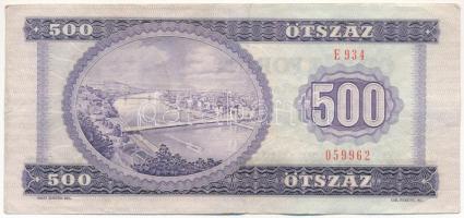 1975. 500Ft "E 934 059962" T:F szép papír 
Adamo F41