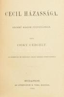 Csiky Gergely Színművei VII-VIII. köt.+XI. köt. VII. köt.: Bozóti Mária. VIII. köt.: Cecil házassága...