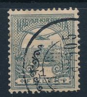 1900 Turul 1f, fordított évszám a bélyegzésben