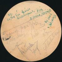 cca 1936 "Búval, gonddal vagy tele? Itt a Bak-sör, fojtsd bele!" Bak-sör söralátét, hátold...