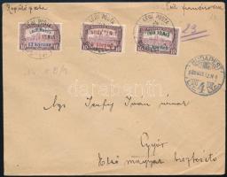 1920 Levél Légiposta sorral bérmentesítve BUDAPEST - GYŐR (11.000)
