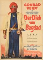 Der Dieb von Bagdad, London Film filmplakát, restaurált, vászonra kasírozva, 84×59 cm