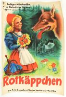 Rotkäppchen, Fritz Genschow-Film, filmplakát, restaurált, papírra kasírozva, 84×59 cm