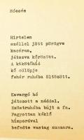 cca 1980-1990 Bánhidi Lajos (1936-2007): Acélrózsa. Versek. Eredeti rajzokkal illusztrált, nyomtatás...