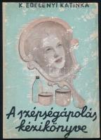 K. Edelényi Katinka: A szépségápolás kézikönyve. Bp., é.n. Opál. Az eredeti papírborító felhasználásával újrakötött papírkötés, foltos lapokkal, kopott borítóval.