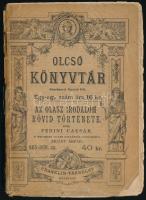 Fenini Caesar: Az olasz irodalom rövid története. Ford.: Zigány Árpád. Olcsó Könyvtár. Bp., 1894, Franklin. Kiadói papírkötés, szakadozott, foltos borítóval.