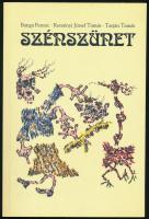 Banga Ferenc - Reményi József - Tarján Tamás: Szénszünet. Kettős dedikációval: Tarján Tamás és Banga Ferenc rajzaival DEDIKÁLT! Gyimesi László részére. Reményi József Tamás nevében is! Irodalmi paródiák. [Bp.], 2009., Palatinus. Kiadói papírkötés.