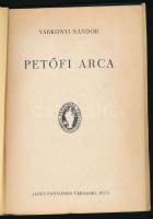 Várkonyi Nándor: Petőfi arca. Pécs,[1940],Janus Pannonius Társaság, 27 p.+ IX t. Kiadói papírkötés