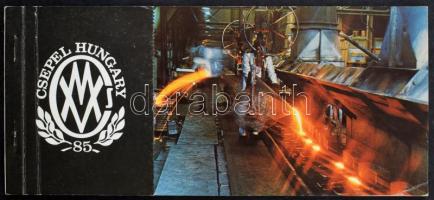 1977 Csepel Művek 85 éves 10 lapot tartalmazó füzet
