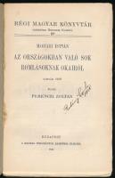 Régi Magyar Könyvtár 27. köt.: Magyari István: Az országokban való sok romlásnak okairól. Sárvár 160...