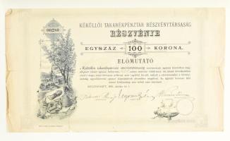 Mátray Kálmán: 100 történelmi értékpapír. Budapest, 1990.,"Blanket" GmbH Specimen Ltd. Gaz...