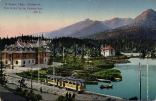 Tátra Csorba-tó with tram