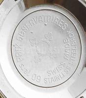 Cortébert karóra, mechanikus, dátumkijelzéssel, bőr szíjjal, sérült üveggel