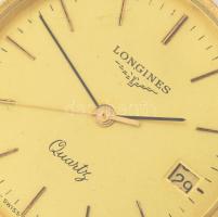 Longines karóra, kvarc, nem működik, szíj nélkül, karcos