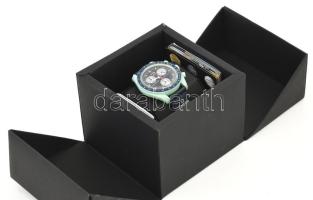 Omega X Swatch - Moonswatch - Mission to Saturn férfi karóra. Újszerű, hordatlan, működik, leírással...