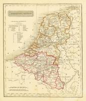 Hollandia és Belgium térképe, Niederland u[nd] Belgien, C.Stein sc., 25x20 cm