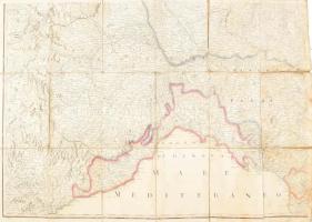 1804 Nouva Carta dell Italia. Secondo l'ultima divisione dell'trattato di Lunéville. Corri...