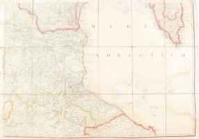 1804 Nouva Carta dell Italia. Secondo l'ultima divisione dell'trattato di Lunéville. Corri...