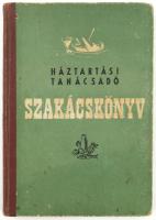 Horváth Ilona: Háztartási tanácsadó. Szakácskönyv. Bp.,1955, MNDSZ. Első kiadás. Kiadói félvászon-kötés, kopott borítóval.