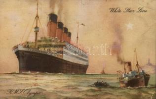 White Star Line R.M.S. Olympic (EB small tear)