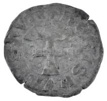 1373-1382 "szerecsenfejes" Denár Ag "I. Nagy Lajos" (0,49g) T:VF Hungary 1373-13...