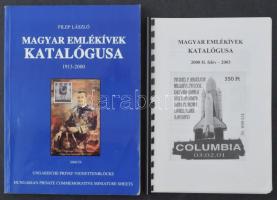 Filep László: Magyar emlékívek katalógusa 1913-1998 (Budapest, 1998) + 2000 II. félév - 2003 pótkötet