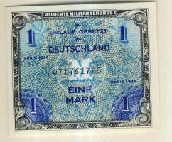 Németország szövetségi megszállás alatt 1944. 1M USA-nyomat kilencjegyű sorszámmal T:I