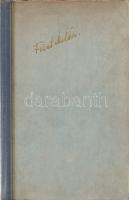 Füst Milán: Szellemek utcája. Füst Milán versei. Budapest, [1948]. Dante Könyvkiadó (Magyar Központi Híradó Rt. ny.) 172 p. Első kiadás. Füst Milán új versei és válogatott versei után válogatás a költő korábbi kötetei sajtóvisszahangjából. Tezla 1037. Aranyozott, kiadói félvászon kötésben.