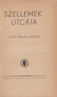 Füst Milán:
Szellemek utcája. Füst Milán versei.
Budapest, [1948]. Dante Könyvkiadó (Magyar Közpon...