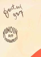 1927 Metropolis német némafilm reklámplakátja, Fritz Lang filmje, restaurált, vászonra kasírozva, 12...