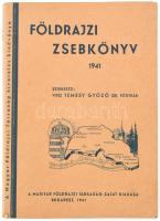 Temesy Győző, vitéz. (szerk.): Földrajzi zsebkönyv 1941. Bp., 1941, Magyar Földrajzi Társaság. Kiadói papírkötésben, laza kötéssel.