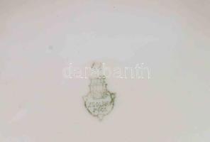 Zsolnay szószkínáló. Jelzett, kopással, m: 14,5 cm