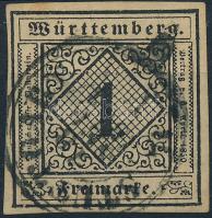 1851 Mi 1 (Mi EUR 130.-)
