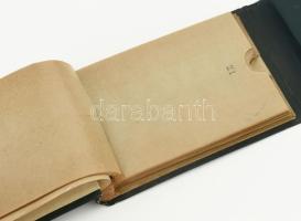 "Kodak negative", antik vászonkötésű album aranyozott felirattal, üres