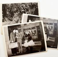 cca 1942 Mozis rácsplakát, rajta: Stan és Pan a fenegyerekek, Cecil B. de Mille: Arat a vihar, Megta...