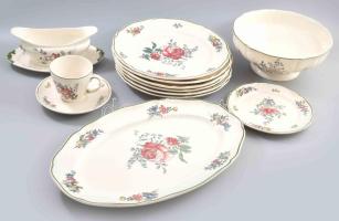 Villeroy & Boch 12 darabos szervírozó készlet. Jelzett, mázrepedésekkel.