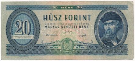 1949. 20Ft C 476 008740 T:F Hungary 1949. 20 Forint C 476 008740 C:F Adamo F10