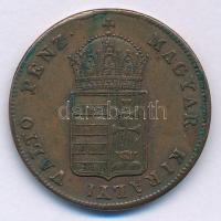 1848. 1kr Cu T:XF patina, lapkahiba, ph
Adamo B1