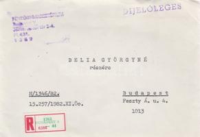 Özvegy Belia Györgyné sikeres adóügyi levelezése férje után maradt adóügyi hátraléka kapcsán, Hetény...