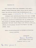 Özvegy Belia Györgyné sikeres adóügyi levelezése férje után maradt adóügyi hátraléka kapcsán, Hetény...