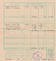 Özvegy Belia Györgyné sikeres adóügyi levelezése férje után maradt adóügyi hátraléka kapcsán, Hetény...