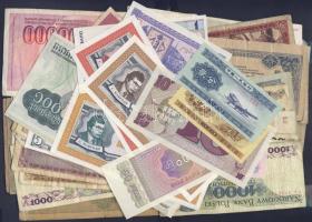 Kis bankjegy tétel 139db, egész világ, pár db magyarral T:I,II,III,IV
