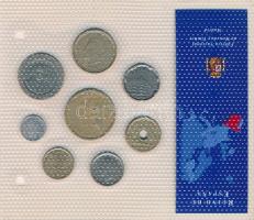 Spanyolország 1988-1998. 1P-500P (8xklf, közte 4xklf forgalmi emlékpénz) "Európa utolsó pénzei&...