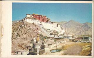 1958 Tibet 12 lapos képeslap füzet