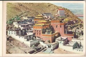 1958 Tibet 12 lapos képeslap füzet