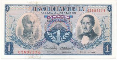 Kolumbia 1964. 1P T:AU Colombia 1964. 1 Peso Oro C:AU Krause P#404b