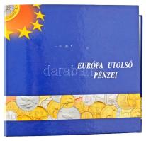 "Európa utolsó pénzei" gyűrűs érmetartó album, berakólapok nélkül. Használt, jó állapotban. "Europe's last coins" coin holder album without sheets. Used, in good condition.