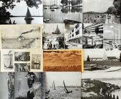 BALATON - Kb. 200 db MODERN magyar színes és fekete-fehér képeslap